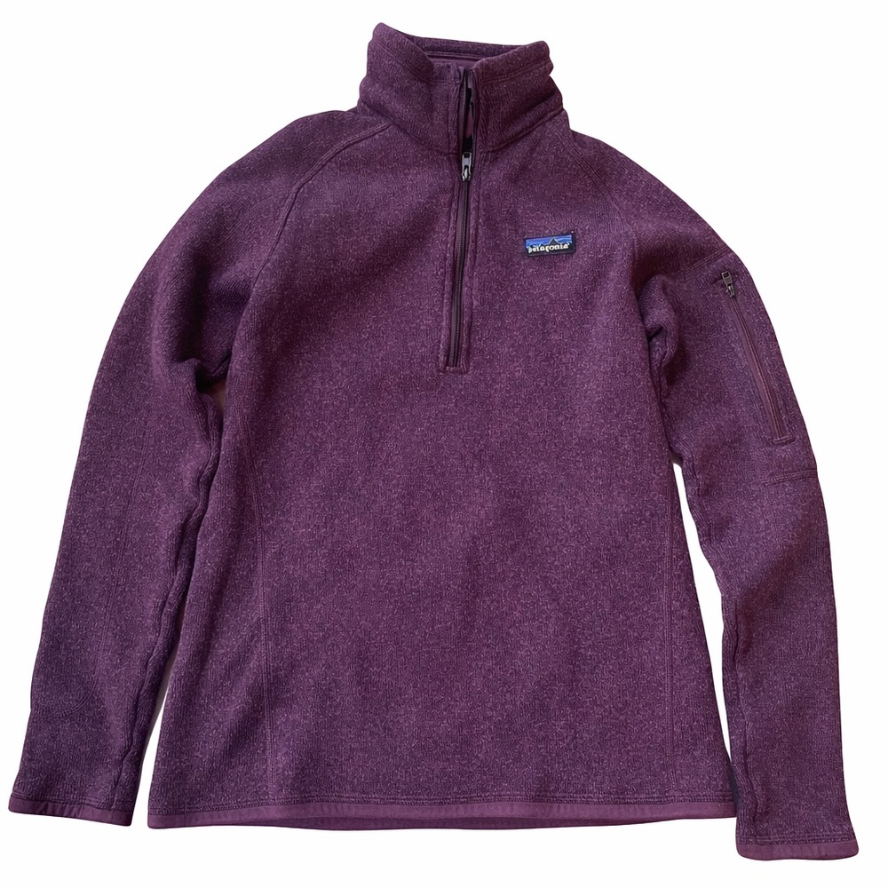 Patagonia Fleece Pullover Better Sweater Athleisure 1/4 Zip Women’s S Burgundy